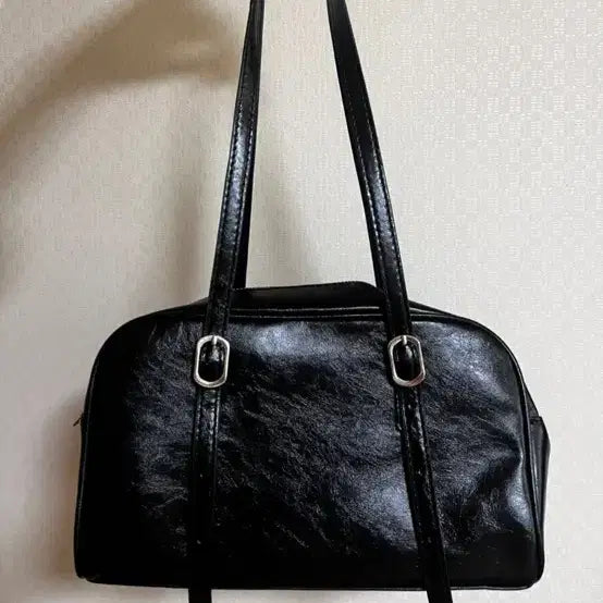 [BUNJANG] Black Y2K Style Shoulder Bag / 블랙 숄더백 Y2K 스타일 가방