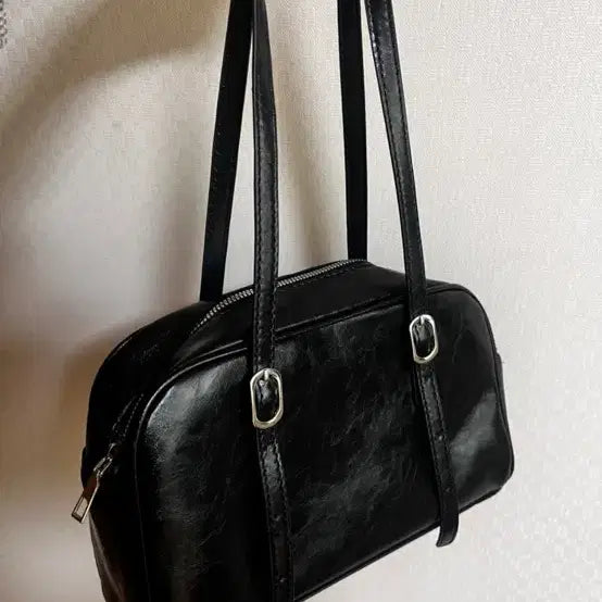 [BUNJANG] Black Y2K Style Shoulder Bag / 블랙 숄더백 Y2K 스타일 가방