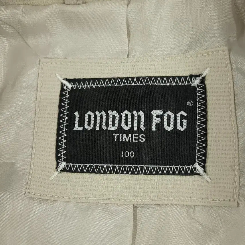 [SOLD OUT] LONDON FOG TIMES 런던포그 라이트베이지 하이넥 나일론 경량