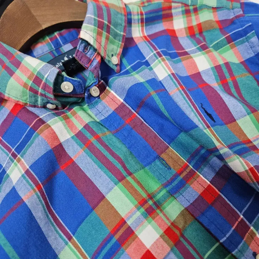 [BUNJANG] Polo Ralph Lauren Checkered Shirt / 폴로 랄프로렌 체크 셔츠 남방