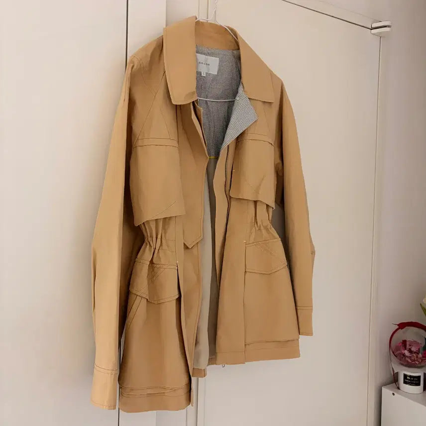 [SOLD OUT] 온앤온 베이지색 야상 자켓
