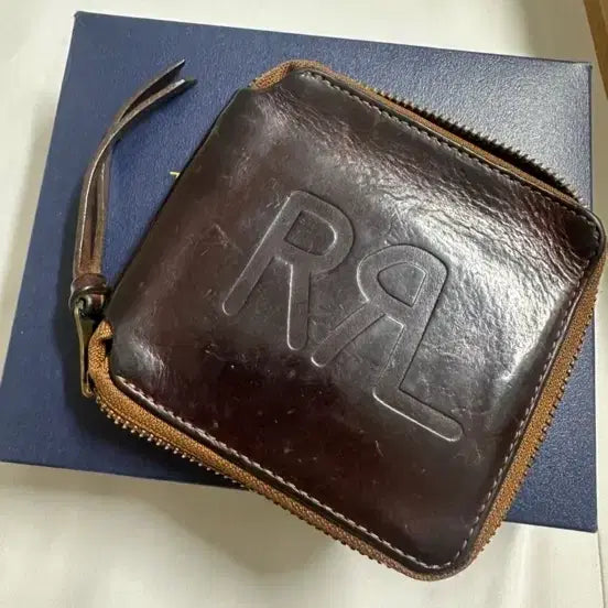 [BUNJANG] RRL Leather Zipper Wallet / RRL 가죽지퍼지갑