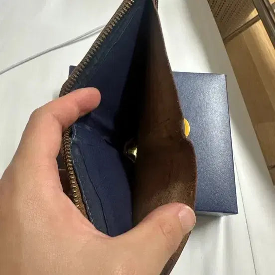 [BUNJANG] RRL Leather Zipper Wallet / RRL 가죽지퍼지갑