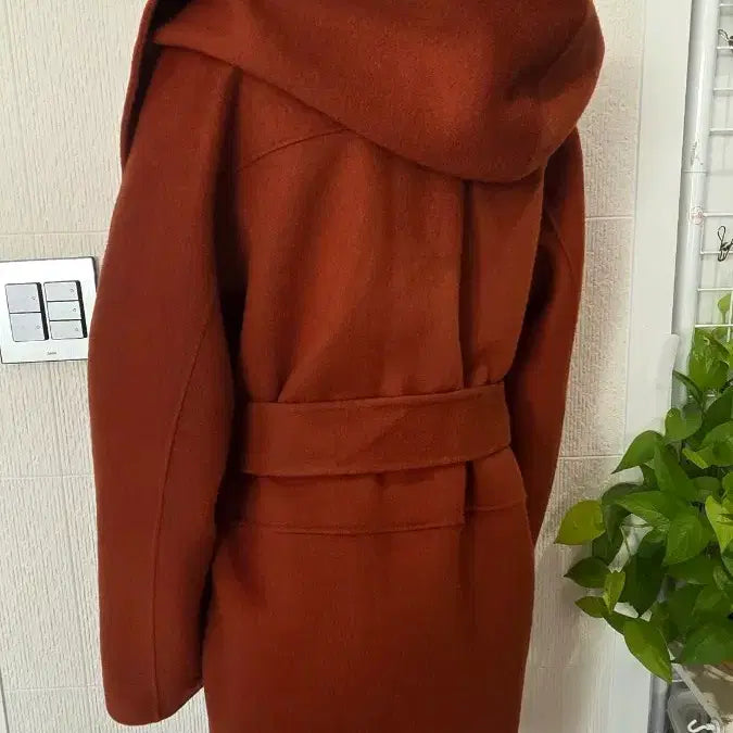 [BUNJANG] TIME Cashmere Coat Wine Brown (55-66) / TIME 타임 캐시미어 코트 와인 브라운 55-66