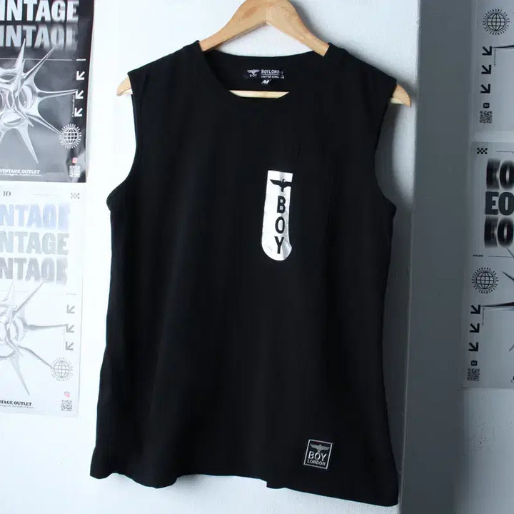 [BUNJANG] Boy London Pocket Eagle T-shirt / (M) 보이런던 반팔 티셔츠 민소매 포켓 독수리 Y2K-18302