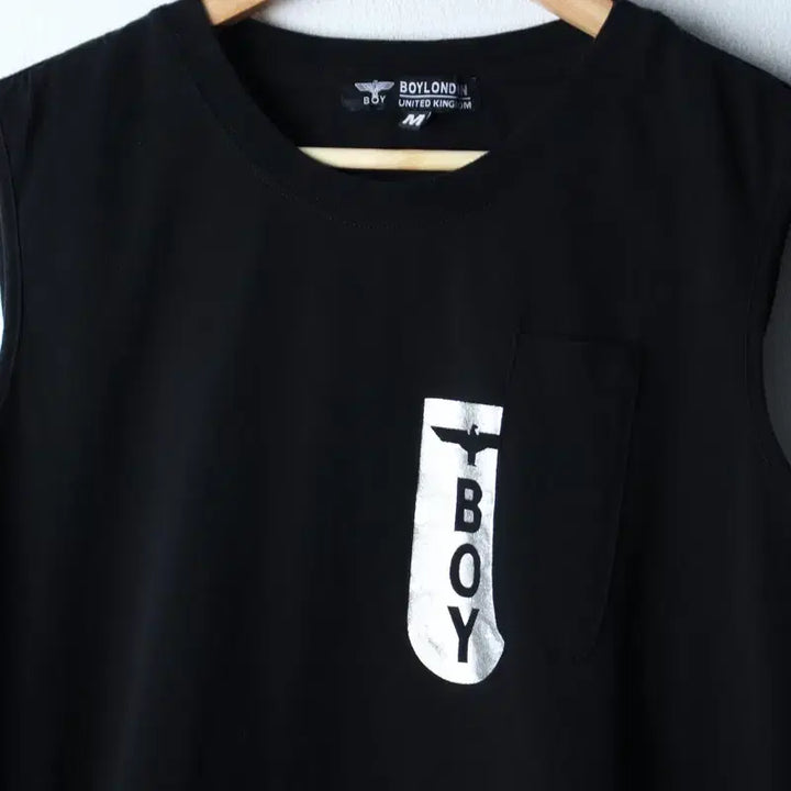 [BUNJANG] Boy London Pocket Eagle T-shirt / (M) 보이런던 반팔 티셔츠 민소매 포켓 독수리 Y2K-18302