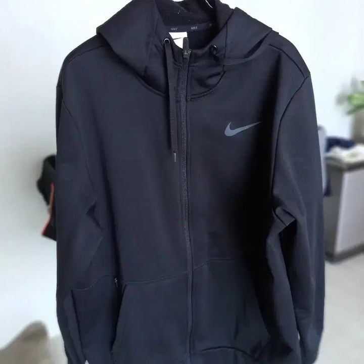 [BUNJANG] Nike Black Hoodie Zip-up 2XL / 나이키 블랙 후드 집업 2XL