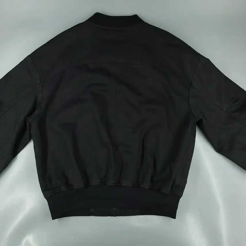 [BUNJANG] MAISON MINED Pigment Black Cut Canvas Cotton Jacket / MAISON MINED 메종미네드 피그먼트 블랙 절개 암포켓 캔버스 코튼