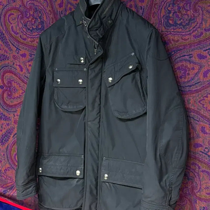 [BUNJANG] Polo Ralph Lauren Leather Accented Bike Jacket / 폴로 랄프로렌 바이크 가죽배색 자켓