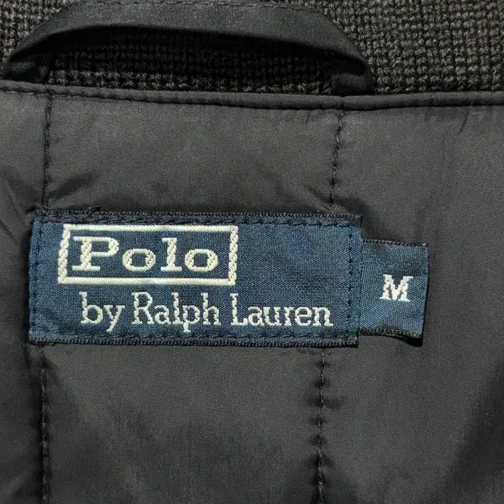 [BUNJANG] Polo Ralph Lauren Leather Accented Bike Jacket / 폴로 랄프로렌 바이크 가죽배색 자켓