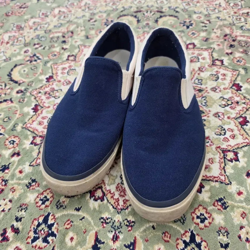 [BUNJANG] Sebago Jack Surf Navy Slip-on Sneakers / [최종할인] 세바고 Jack Surf 네이비 슬립온 270~275