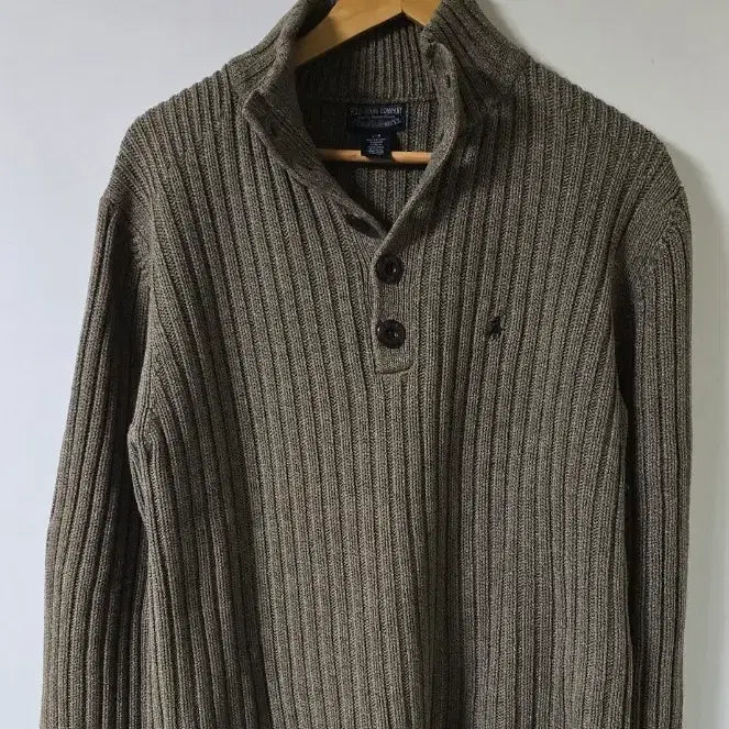 [BUNJANG] Polo Jeans Half-Zip Cable Knit Sweater L / 폴로(Polo)진스 반집업 꽈배기 니트 L