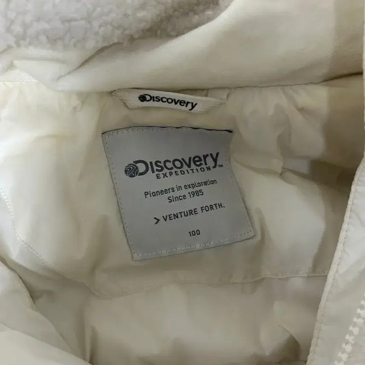 [SOLD OUT] 디스커버리 케이드 플리스 다운 점퍼 크림색상 100
