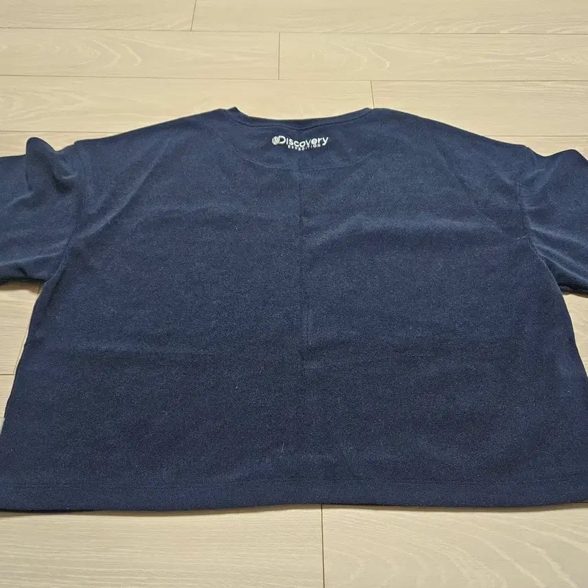 [BUNJANG] Discovery Navy Crop Short Sleeve T-shirt / 디스커버리 네이비 크롭 반팔 티셔츠  95 사이즈