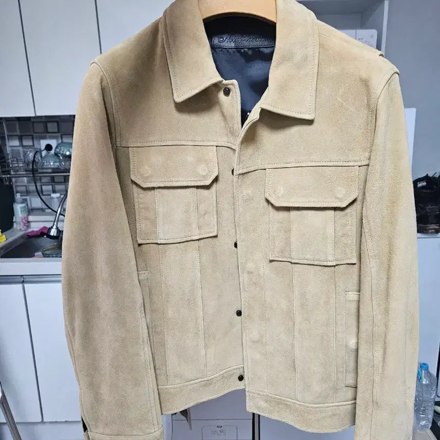 [BUNJANG] Noir Larmes Suede Trucker Jacket / 느와르라르메스 스웨이드 트러커 자켓