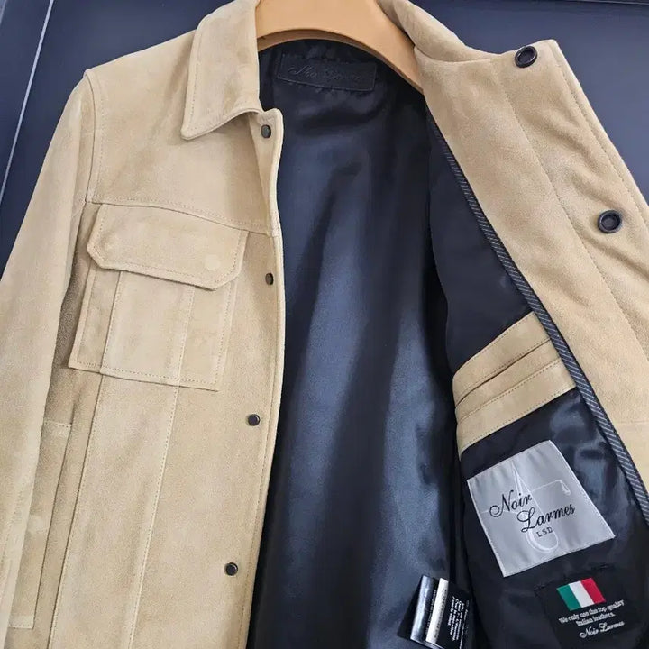[BUNJANG] Noir Larmes Suede Trucker Jacket / 느와르라르메스 스웨이드 트러커 자켓