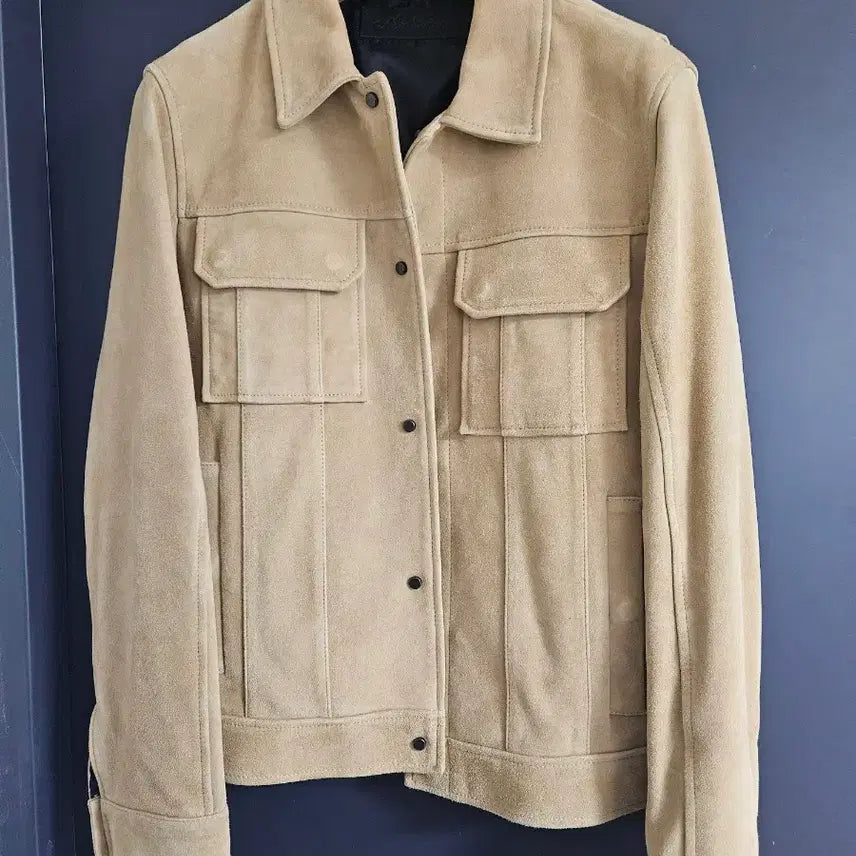 [BUNJANG] Noir Larmes Suede Trucker Jacket / 느와르라르메스 스웨이드 트러커 자켓