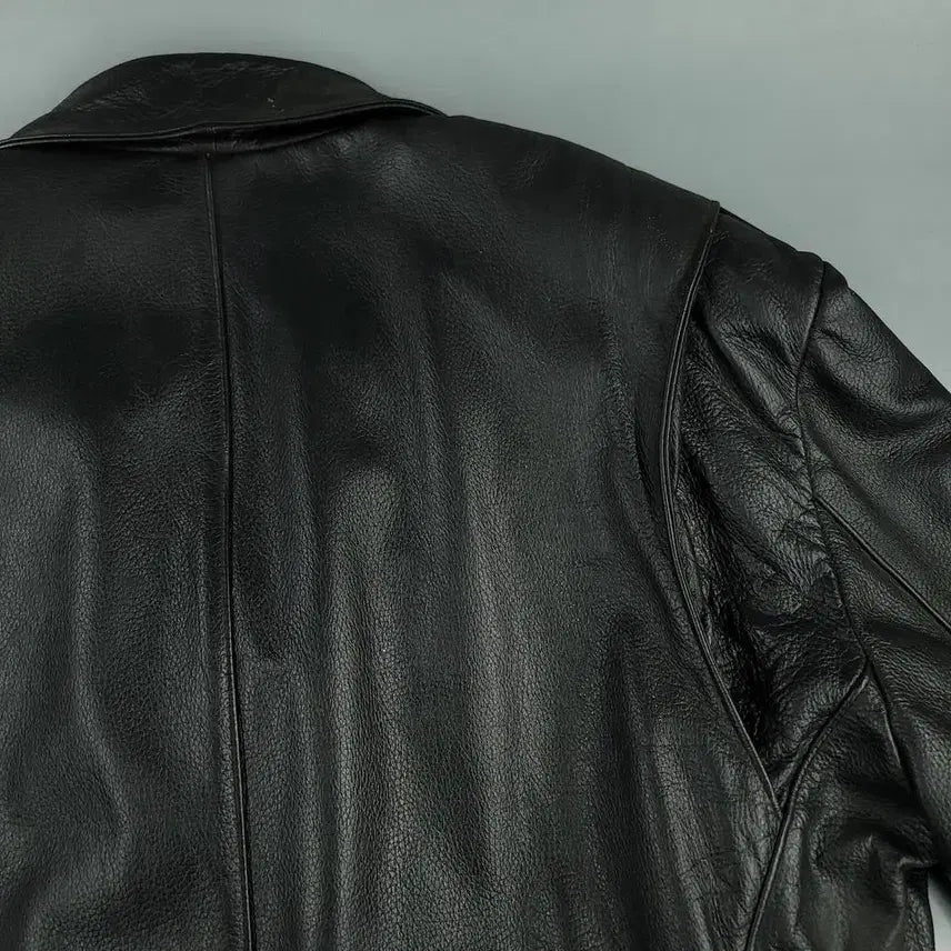 [BUNJANG] Lee Ssangbangwool 00s Aging Black Logo Inner Quilted Shoulder Detail Jacket / LEE 리 쌍방울 00s 에이징 블랙 로고 각인 이너퀼팅 언발란스 어깨견