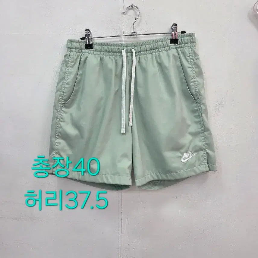[BUNJANG] Nike Swoosh Woven Shorts Mint (Size S) / S 나이키 스우시 우븐  반바지 민트