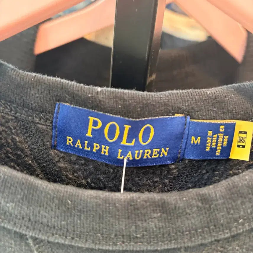 [BUNJANG] Polo Ralph Lauren Black Sweatshirt / 폴로 랄프로렌 블랙 맨투맨 티셔츠