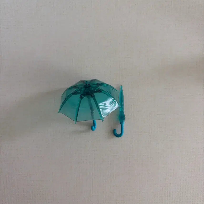 [BUNJANG] Transparent Green Umbrella Set / 우산 가챠