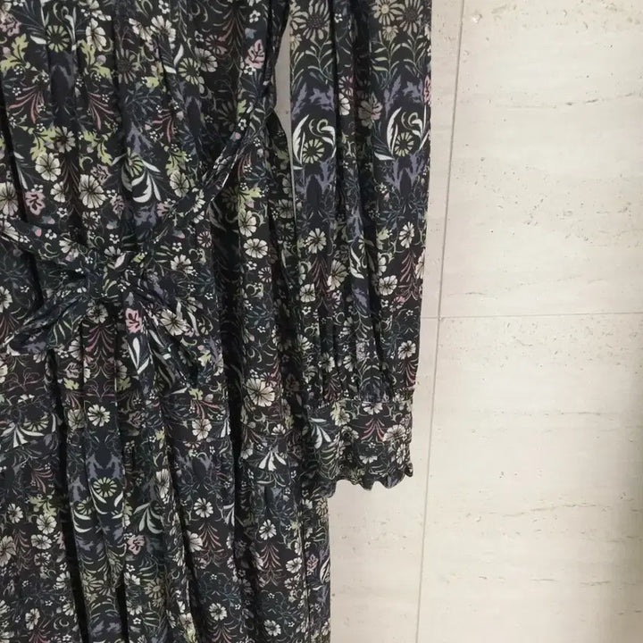 [BUNJANG] Thursday Island Floral Chiffon Long Dress / 써스데이아일랜드 플라워 쉬폰 롱 원피스 S