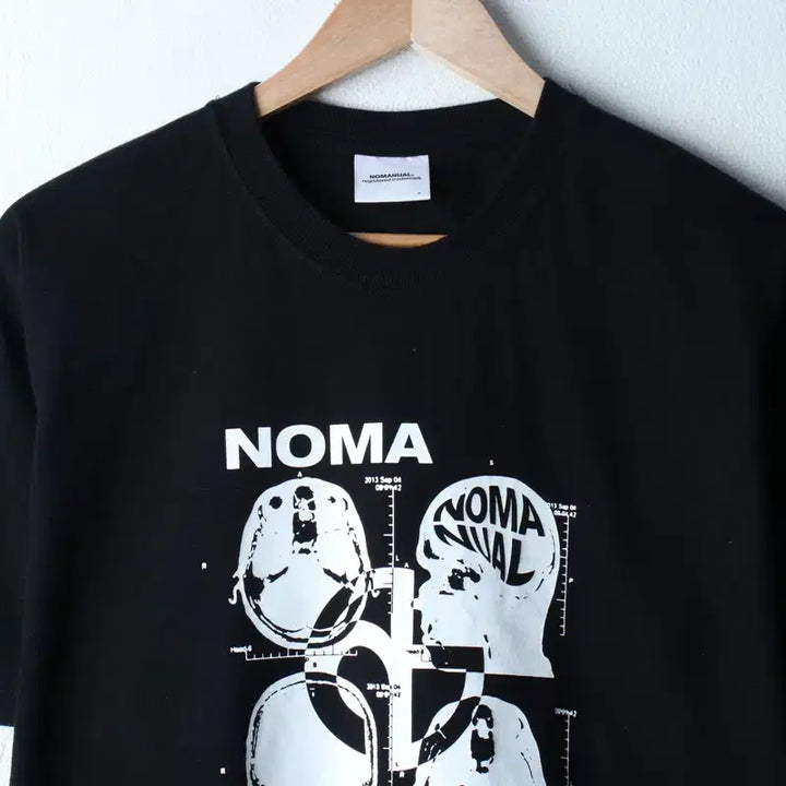 [SOLD OUT] (M-XL) 노매뉴얼 반팔 티셔츠 MRI 블랙 스트릿-18308