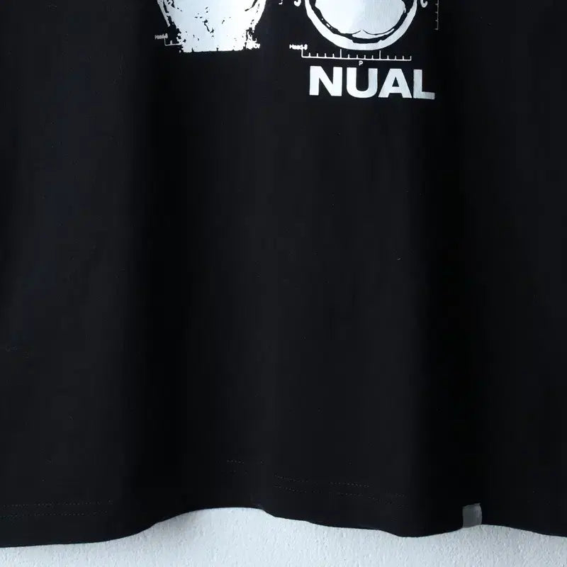 [SOLD OUT] (M-XL) 노매뉴얼 반팔 티셔츠 MRI 블랙 스트릿-18308