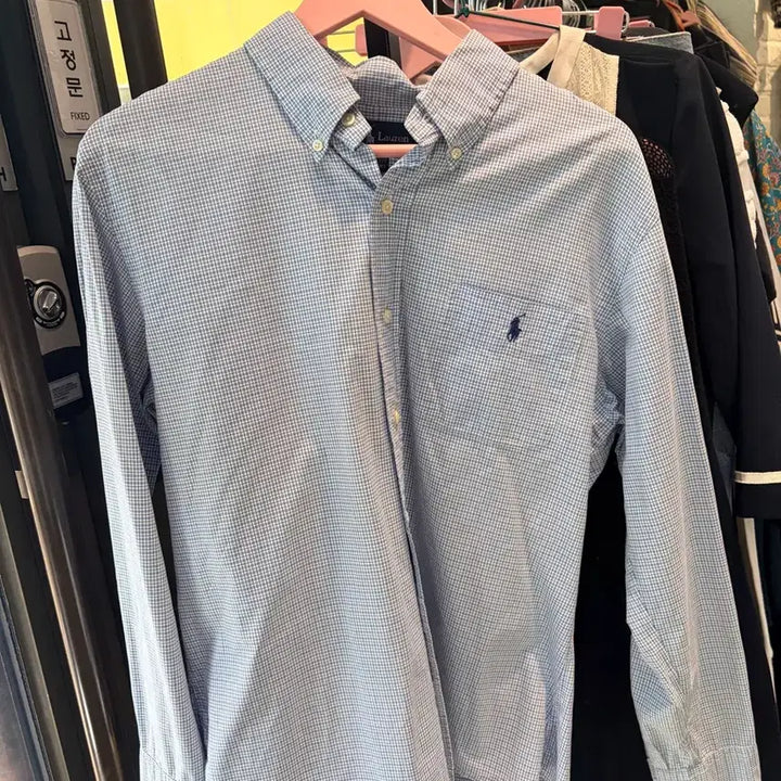 [BUNJANG] Polo Ralph Lauren Checkered Long Sleeve Shirt / 폴로 랄프로렌 체크 긴팔 셔츠