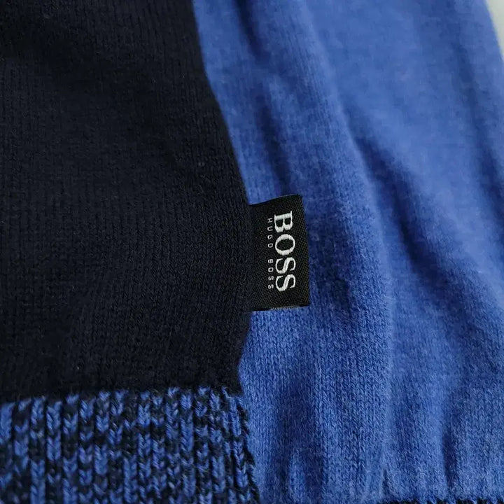 [BUNJANG] BOSS Hugo Boss Pigment Blue Black Pattern Regular Fit Jacket / BOSS 휴고보스 피그먼트 블루 블랙 배색 라이닝 더스트패턴 레귤러핏 브
