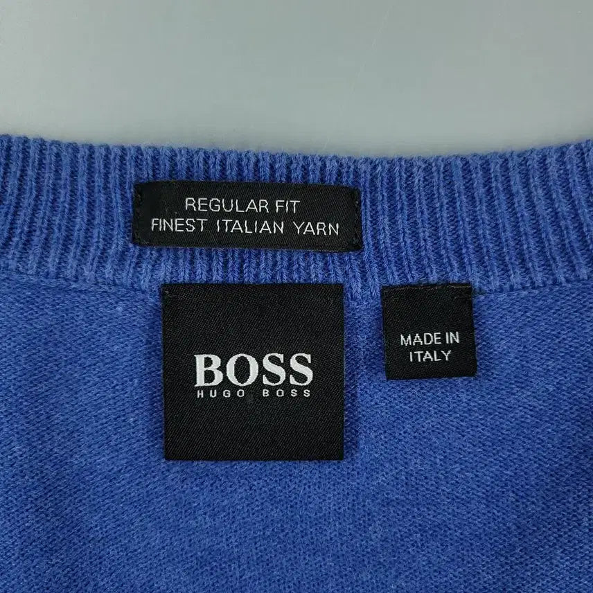 [BUNJANG] BOSS Hugo Boss Pigment Blue Black Pattern Regular Fit Jacket / BOSS 휴고보스 피그먼트 블루 블랙 배색 라이닝 더스트패턴 레귤러핏 브