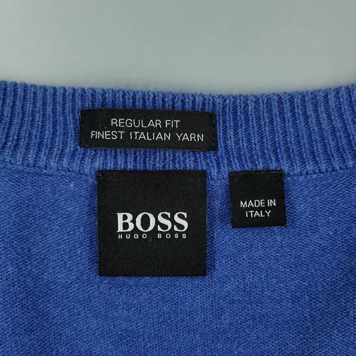 [BUNJANG] BOSS Hugo Boss Pigment Blue Black Pattern Regular Fit Jacket / BOSS 휴고보스 피그먼트 블루 블랙 배색 라이닝 더스트패턴 레귤러핏 브