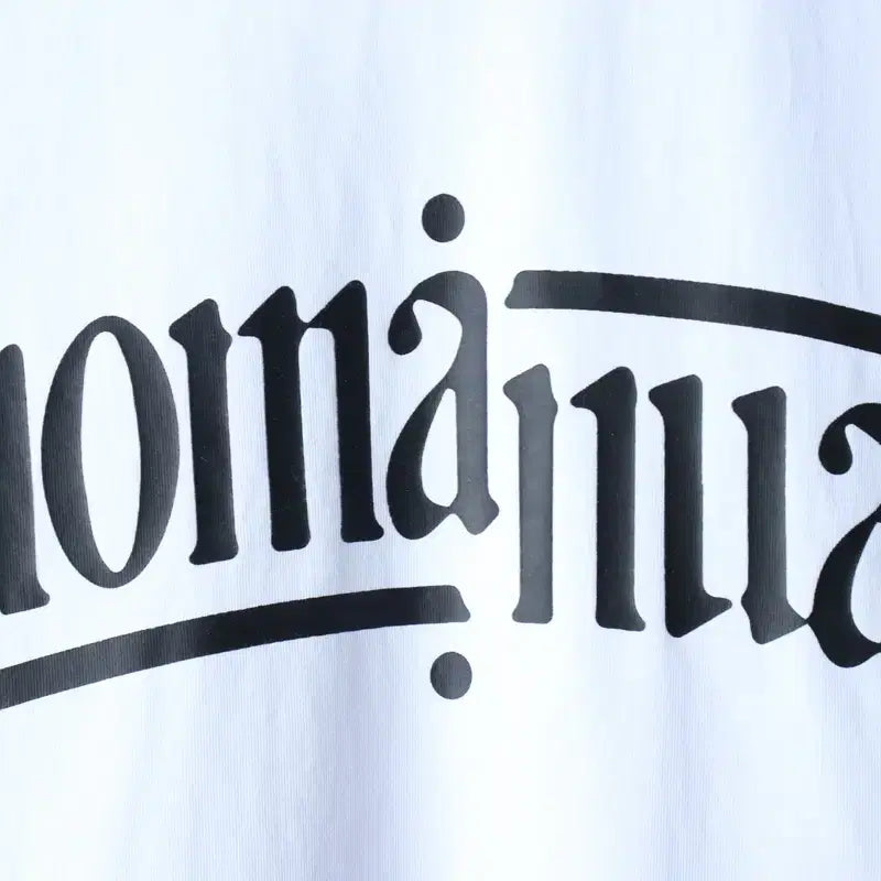 [BUNJANG] NoManual Lettering Big Logo T-shirt / (M-XL) 노매뉴얼 반팔 티셔츠 레터링 빅로고 화이트 스트릿-18309