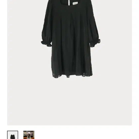 [BUNJANG] Many Many Mode Joy Mini Dress - Black / 매니매니모드 bol 조이 미니 드레스 블랙