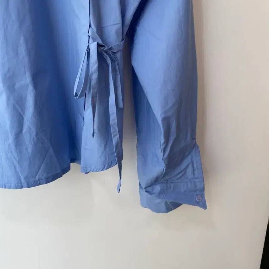 [BUNJANG] Why Not Ddangdang Girl Blue Shirt / (새상품) 와이낫 당당걸 블루셔츠