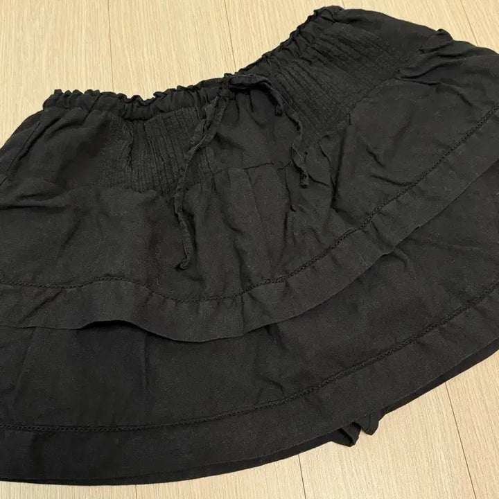 [BUNJANG] Leeds Bona KangKang Skirt - Black / Leeds 리즈 보나 캉캉 스커트 블랙 거의새상품