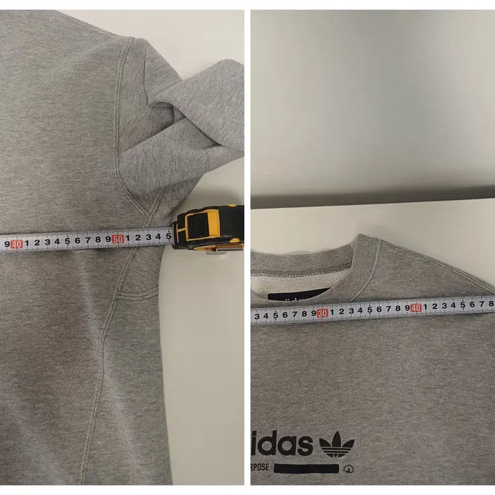 [BUNJANG] Adidas Originals Kaval Sweatshirt Gray / [95] 아디다스 오리지널스 카발(Kaval) 디테일 스웨트셔츠 그레이