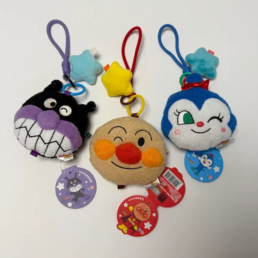[BUNJANG] Anpanman Jjallangi, Saegyungman Coin Purse, Keyring Set / 호빵맨 짤랑이 세균맨 동전지갑 키링 세트