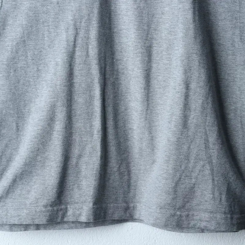 [BUNJANG] W(M) Moncler Small Logo Gray T-Shirt / W(M) 몽클레어 반팔 티셔츠 스몰로고 그레이 한정 K인증택-1830C