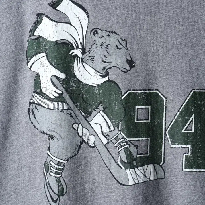 [BUNJANG] Dolce &amp; Gabbana Hockey Print T-shirt / W(L) 돌체앤가바나 반팔 티셔츠 하키 프린팅 그레이 한정판-1830D