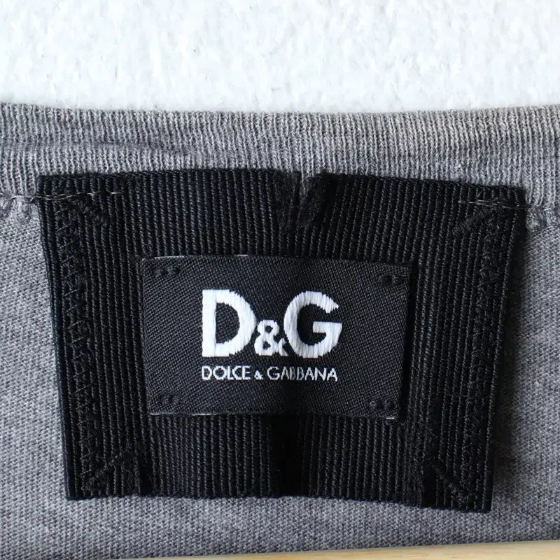 [BUNJANG] Dolce &amp; Gabbana Hockey Print T-shirt / W(L) 돌체앤가바나 반팔 티셔츠 하키 프린팅 그레이 한정판-1830D