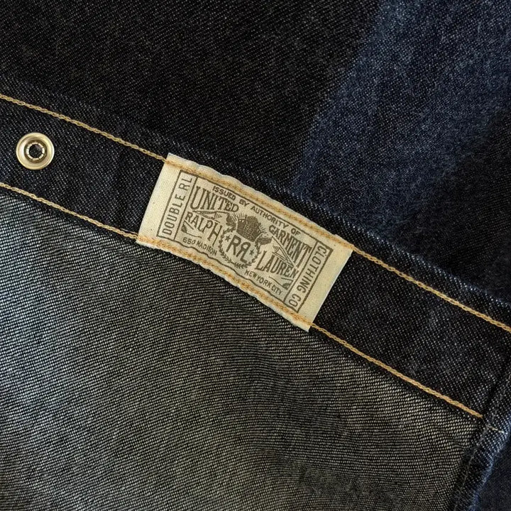 [SOLD OUT] RRL 더블알엘 데님 웨스턴 셔츠 L (택제거 새상품)