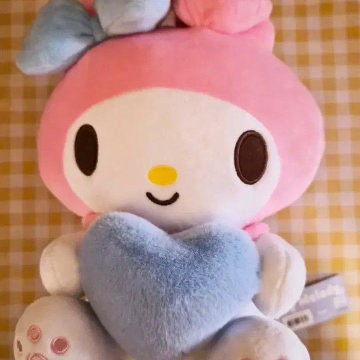 [BUNJANG] My Melody Heart Plush Doll / 마이멜로디 하트 품은 34cm인형 (새상품)