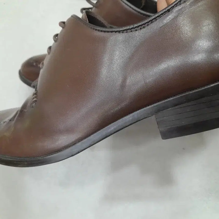 [BUNJANG] Richard KMG Brown Leather Shoes / 리처드 금강 브라운 남성 구두250