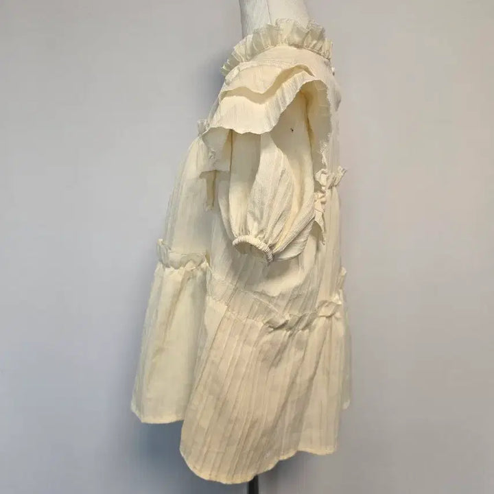[BUNJANG] Ivory Frill Blouse / (free)프릴 블라우스