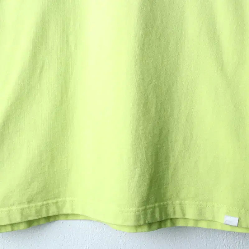 [BUNJANG] No.Manual Small Logo T-Shirt (L-XL) - Light Green / (L-XL) 노매뉴얼 반팔 티셔츠 스몰로고 연그린 올드스쿨-1830E