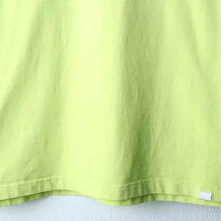 [BUNJANG] No.Manual Small Logo T-Shirt (L-XL) - Light Green / (L-XL) 노매뉴얼 반팔 티셔츠 스몰로고 연그린 올드스쿨-1830E