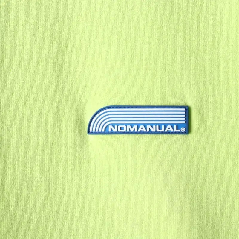 [BUNJANG] No.Manual Small Logo T-Shirt (L-XL) - Light Green / (L-XL) 노매뉴얼 반팔 티셔츠 스몰로고 연그린 올드스쿨-1830E