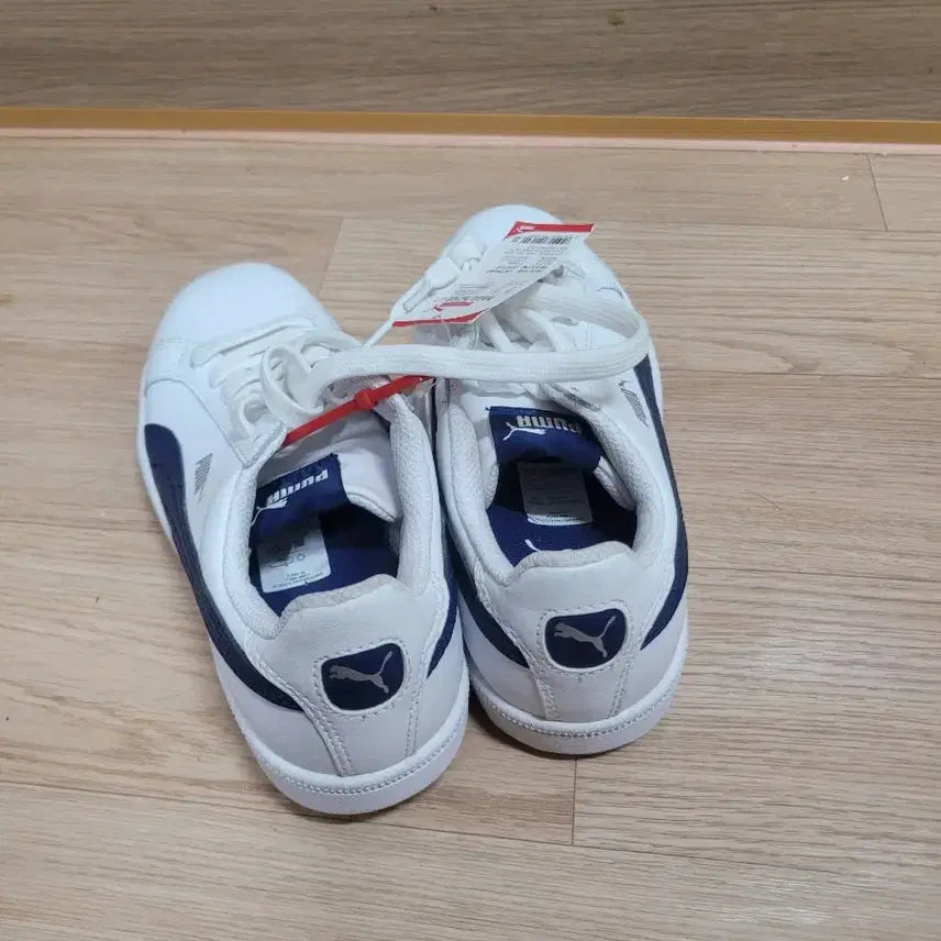 [BUNJANG] Puma Smash L White/Navy Sneakers / 푸마 스매쉬 L 흰/남 225mm 새상품