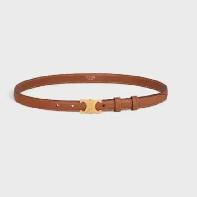 [BUNJANG] CELINE Small 18MM Triomphe Belt - Natural / **셀린느(CELINE)**의 스몰 18MM 트리옴프 벨트 - 내추럴